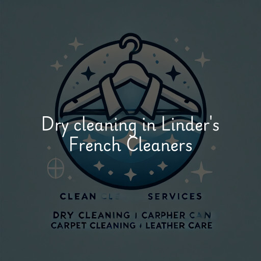 Dry cleaning services Linder's French Cleaners