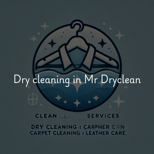Dry cleaning services Mr Dryclean