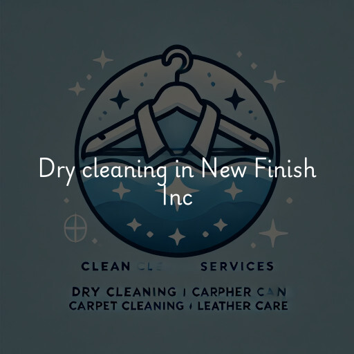 Dry cleaning services New Finish Inc