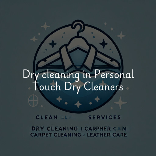 Dry cleaning services Personal Touch Dry Cleaners