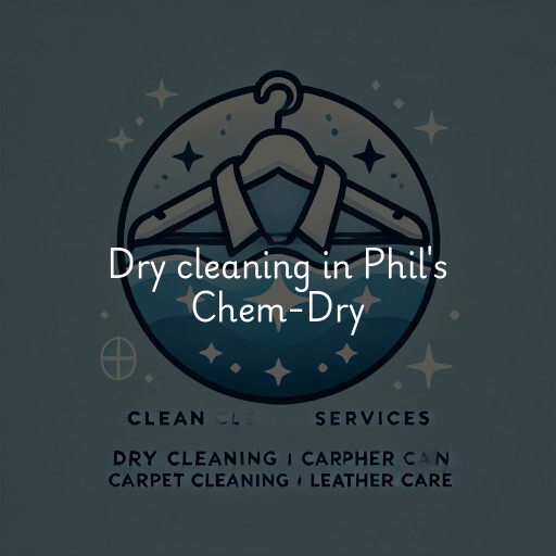 Dry cleaning services Phil's Chem-Dry