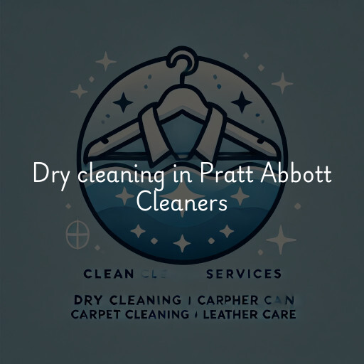 Dry cleaning services Pratt Abbott Cleaners