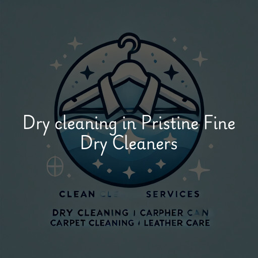 Dry cleaning services Pristine Fine Dry Cleaners