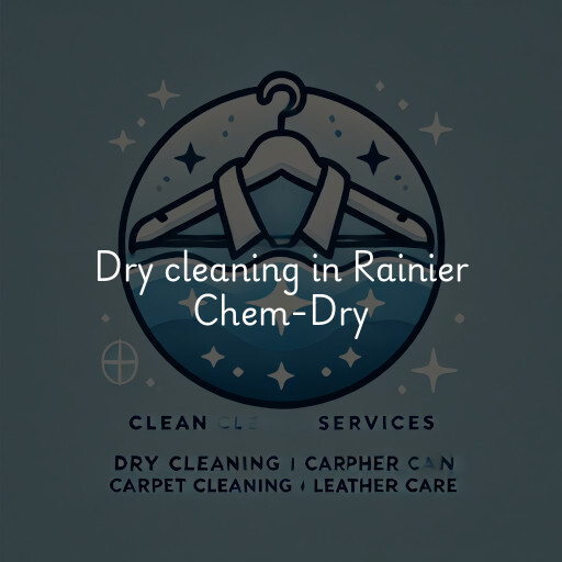 Dry cleaning services Rainier Chem-Dry