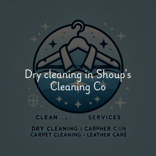 Dry cleaning services Shoup's Cleaning Co