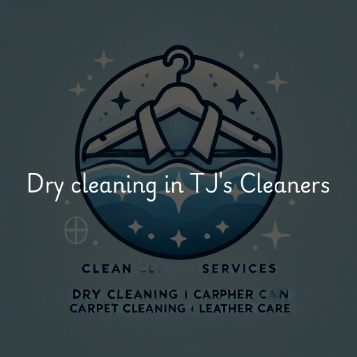 Dry cleaning services TJ's Cleaners