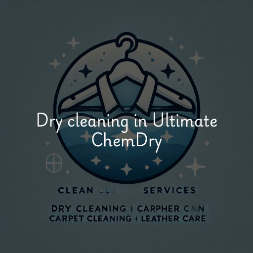 Dry cleaning services Ultimate ChemDry