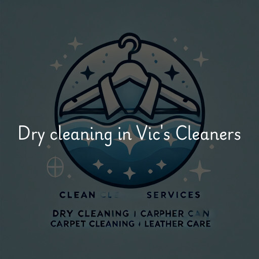 Dry cleaning services Vic's Cleaners