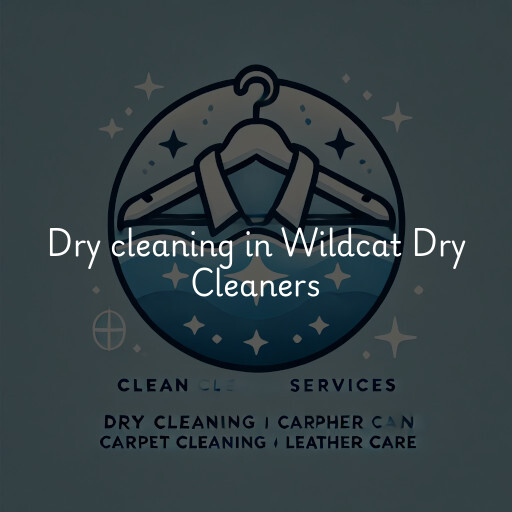 Dry cleaning services Wildcat Dry Cleaners