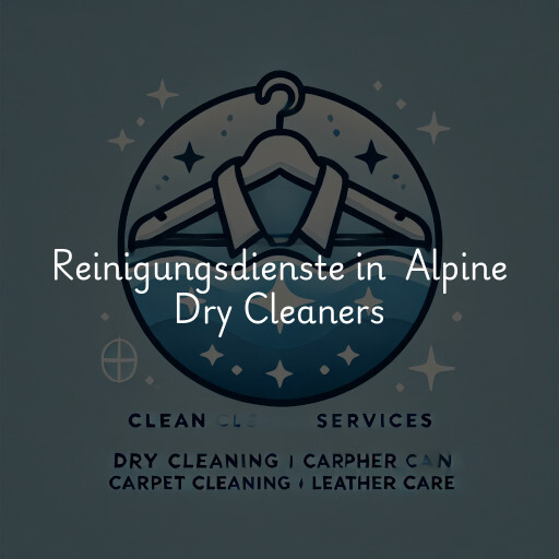 Reinigungsdienste in Alpine Dry Cleaners