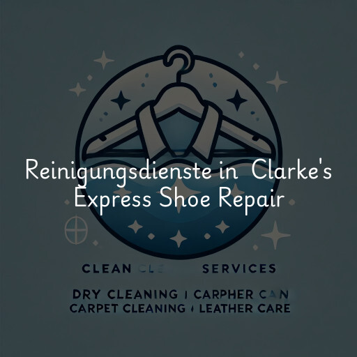 Reinigungsdienste in Clarke's Express Shoe Repair