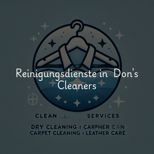 Reinigungsdienste in Don's Cleaners