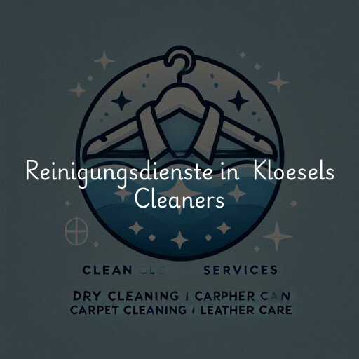 Reinigungsdienste in Kloesels Cleaners