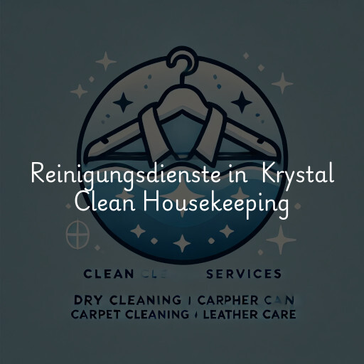 Reinigungsdienste in Krystal Clean Housekeeping