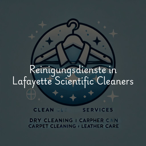 Reinigungsdienste in Lafayette Scientific Cleaners