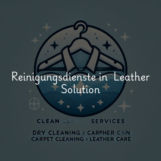 Reinigungsdienste in Leather Solution