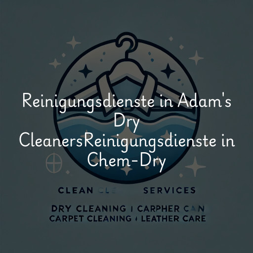 Reinigungsdienste in