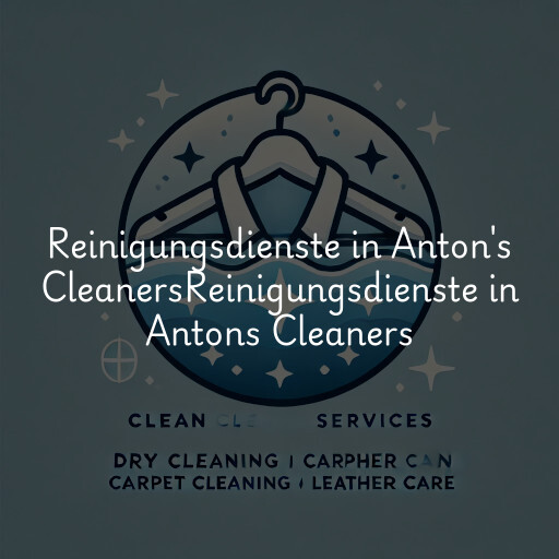 Reinigungsdienste in