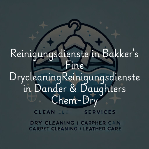 Reinigungsdienste in