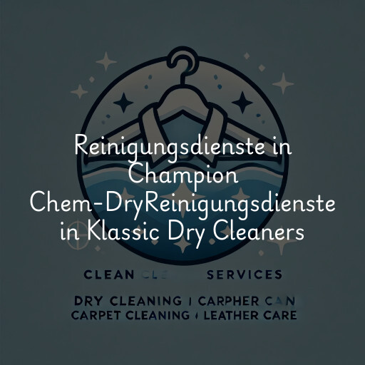 Reinigungsdienste in