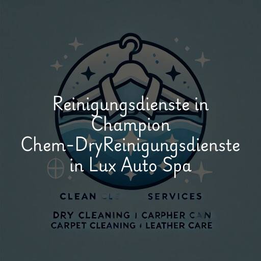 Reinigungsdienste in