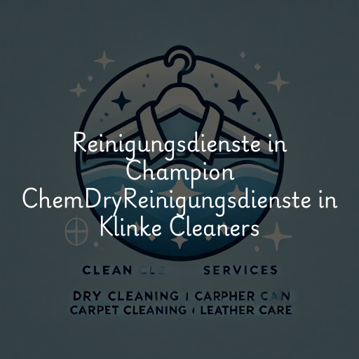 Reinigungsdienste in