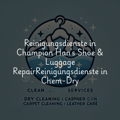 Reinigungsdienste in