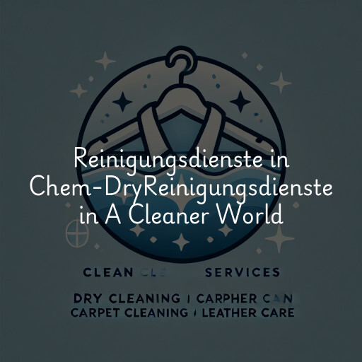 Reinigungsdienste in