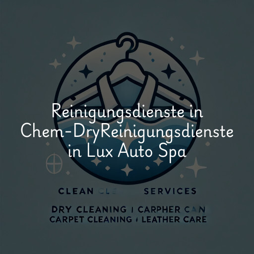 Reinigungsdienste in