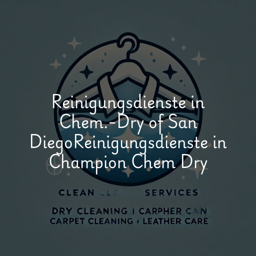 Reinigungsdienste in