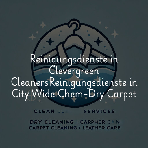 Reinigungsdienste in