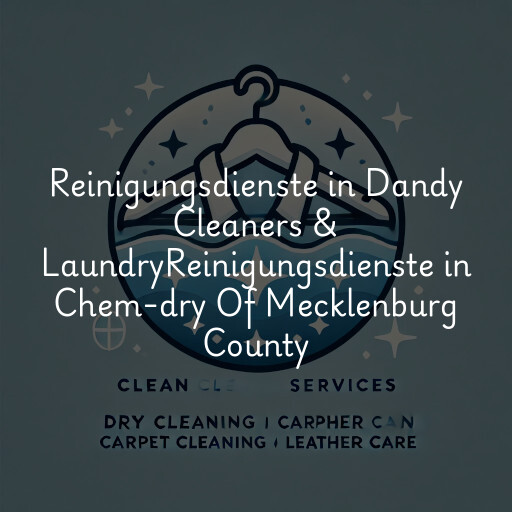 Reinigungsdienste in