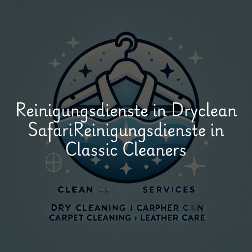 Reinigungsdienste in