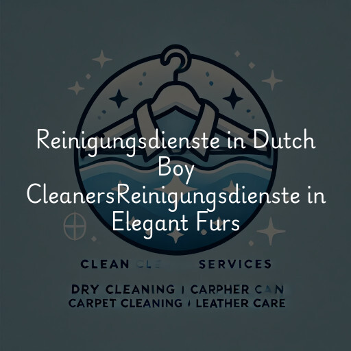 Reinigungsdienste in