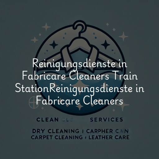 Reinigungsdienste in