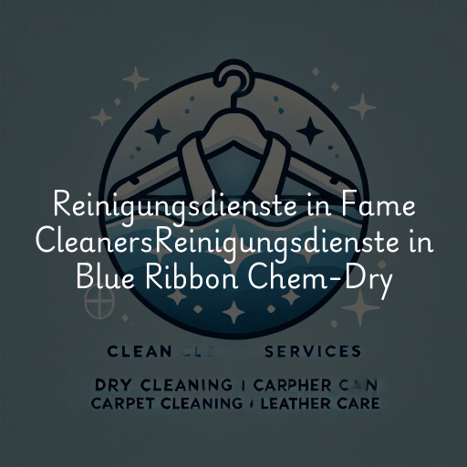 Reinigungsdienste in