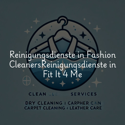 Reinigungsdienste in