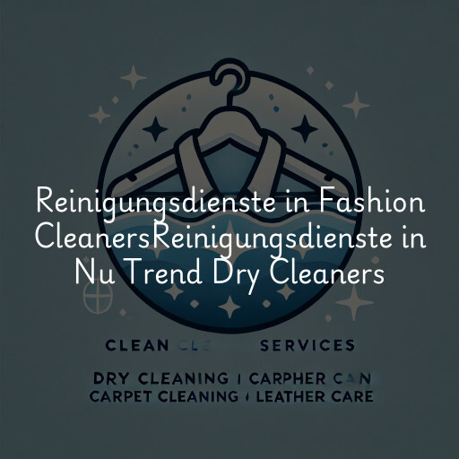 Reinigungsdienste in