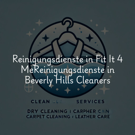Reinigungsdienste in