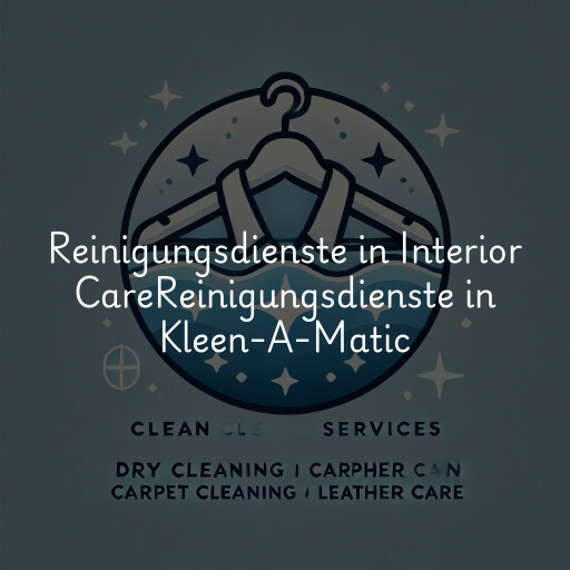 Reinigungsdienste in