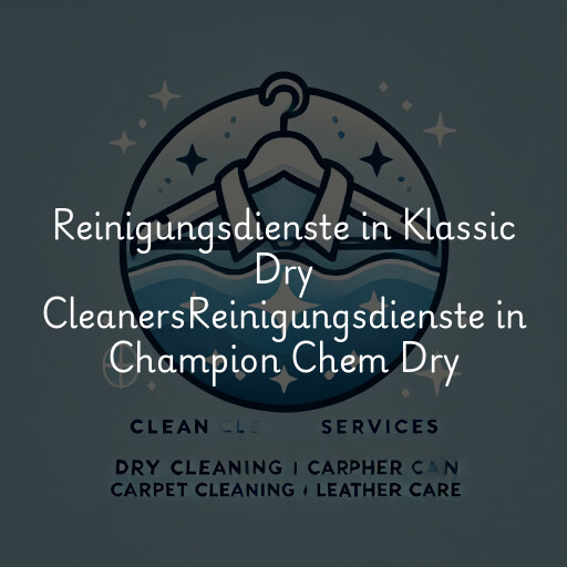 Reinigungsdienste in