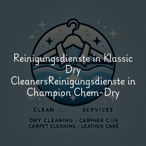 Reinigungsdienste in