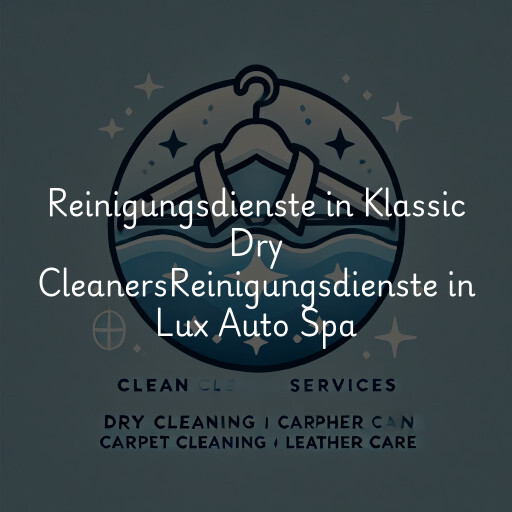 Reinigungsdienste in