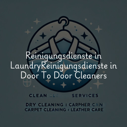 Reinigungsdienste in