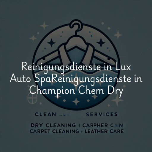 Reinigungsdienste in