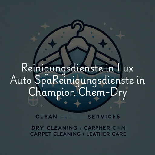 Reinigungsdienste in