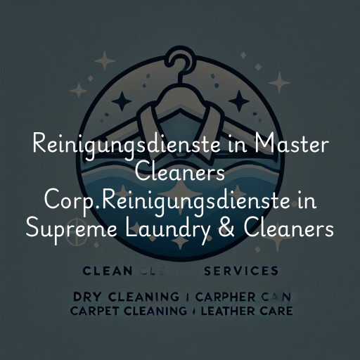 Reinigungsdienste in