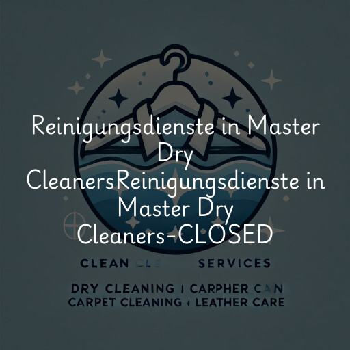 Reinigungsdienste in