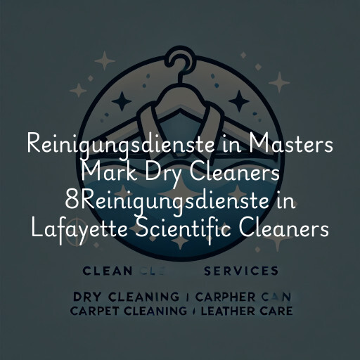 Reinigungsdienste in