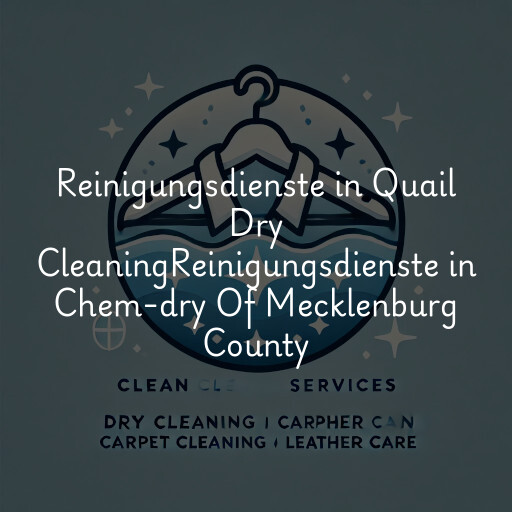 Reinigungsdienste in